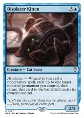 Displacer Kitten (White Border) [Mystery Booster 2] | The CG Realm