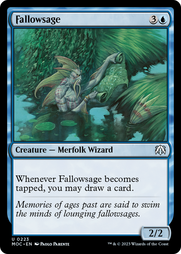 Fallowsage [March of the Machine Commander] | The CG Realm