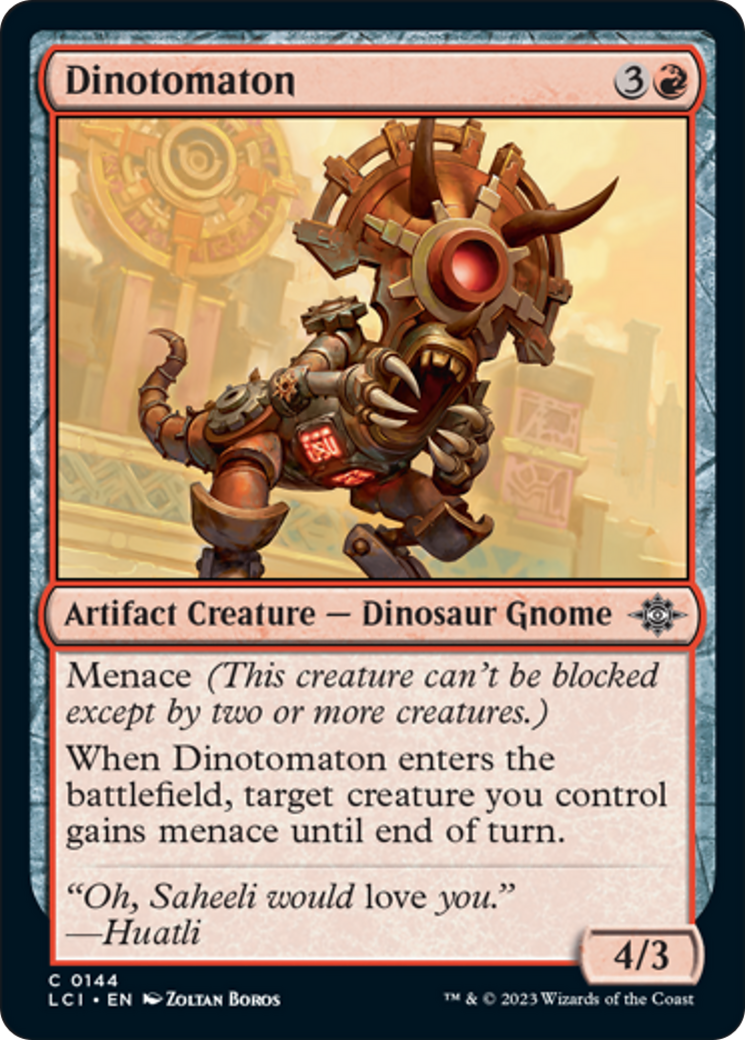 Dinotomaton [The Lost Caverns of Ixalan] | The CG Realm