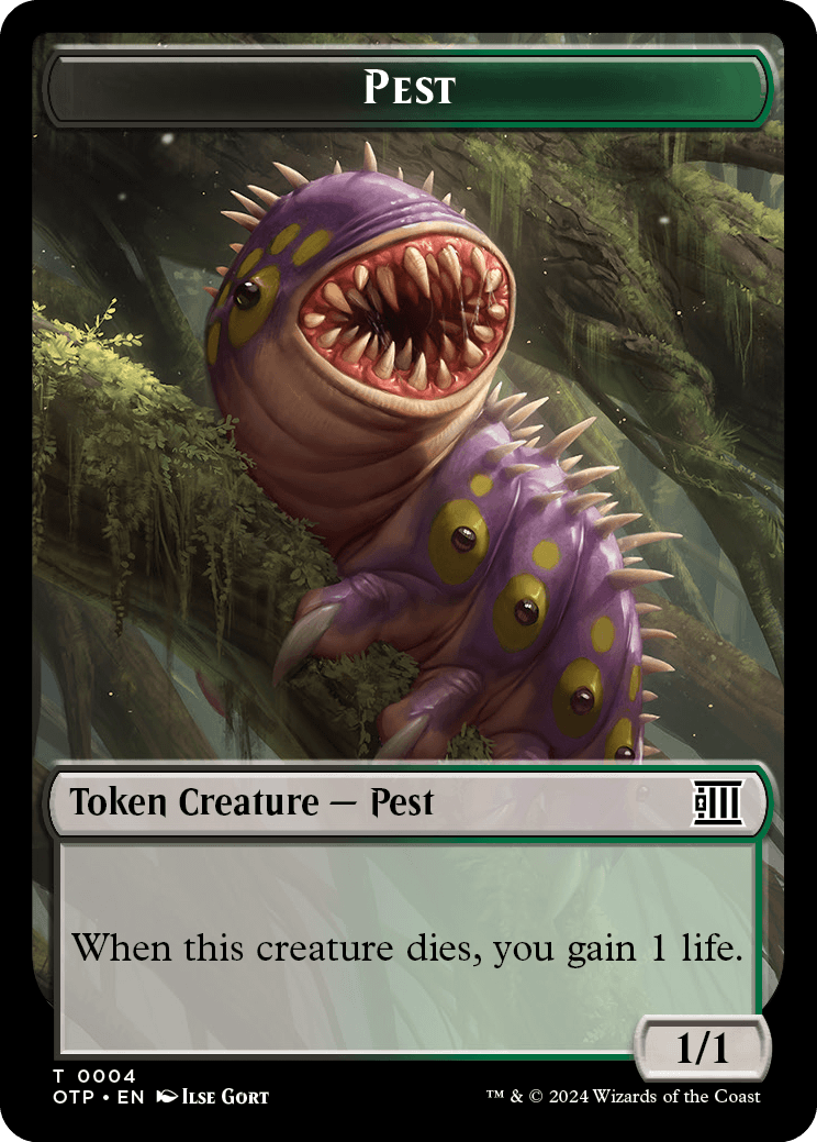 Pest // Plot Double-Sided Token [Outlaws of Thunder Junction Tokens] | The CG Realm