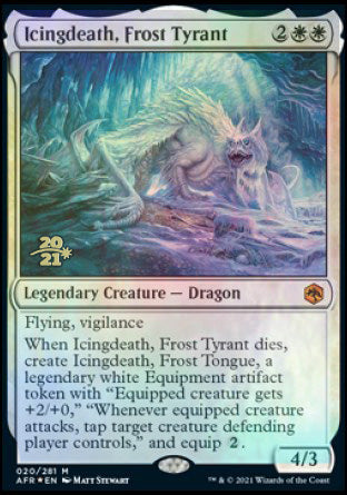 Icingdeath, Frost Tyrant [Dungeons & Dragons: Adventures in the Forgotten Realms Prerelease Promos] | The CG Realm