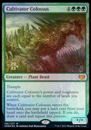 Cultivator Colossus [Innistrad: Crimson Vow Prerelease Promos] | The CG Realm