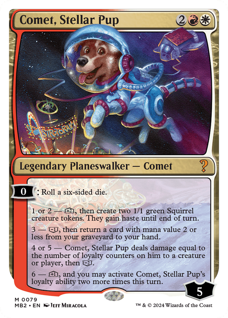 Comet, Stellar Pup [Mystery Booster 2] | The CG Realm