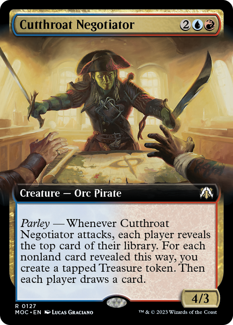 Cutthroat Negotiator (Extended Art) [March of the Machine Commander] | The CG Realm