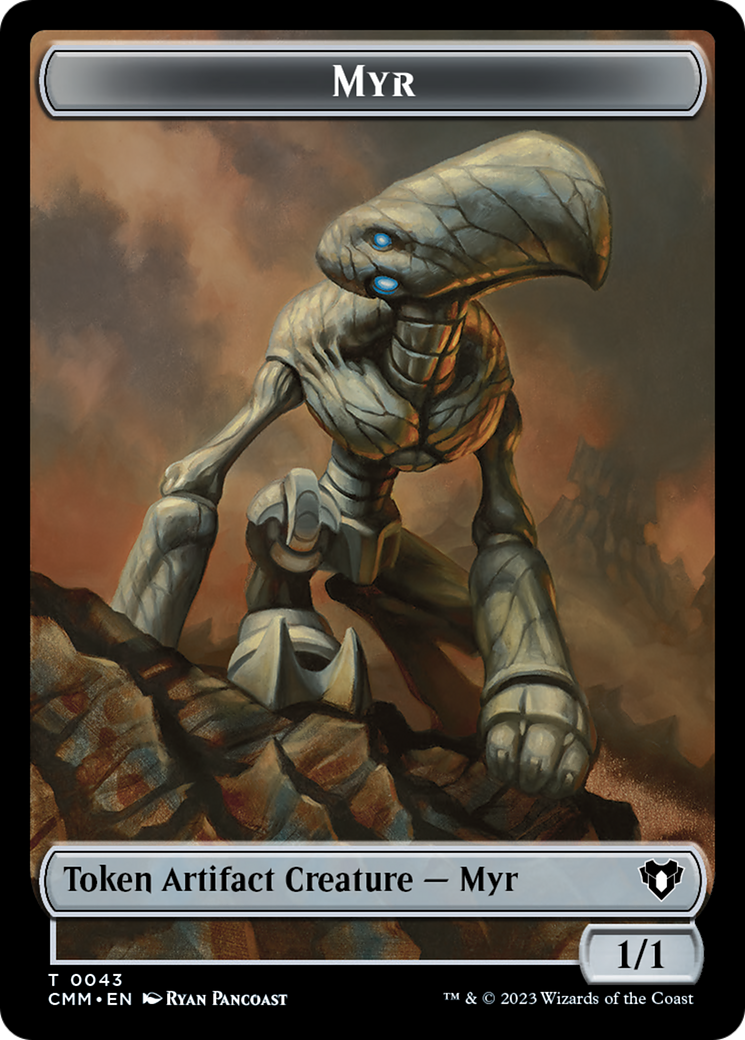 Myr Token [Commander Masters Tokens] | The CG Realm