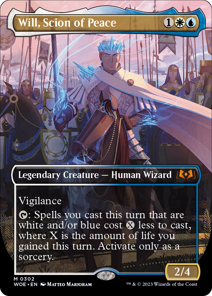 Will, Scion of Peace (Borderless Alternate Art) [Wilds of Eldraine] | The CG Realm