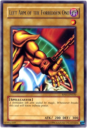 Left Arm of the Forbidden One [RP01-EN020] Rare | The CG Realm