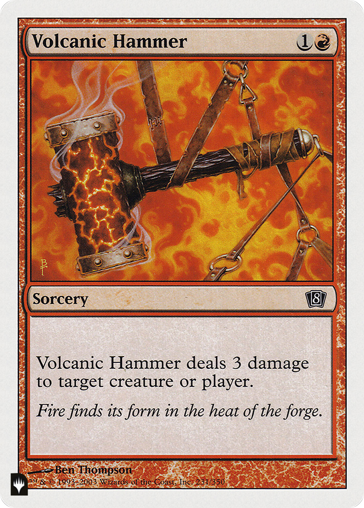 Volcanic Hammer [The List Reprints] | The CG Realm