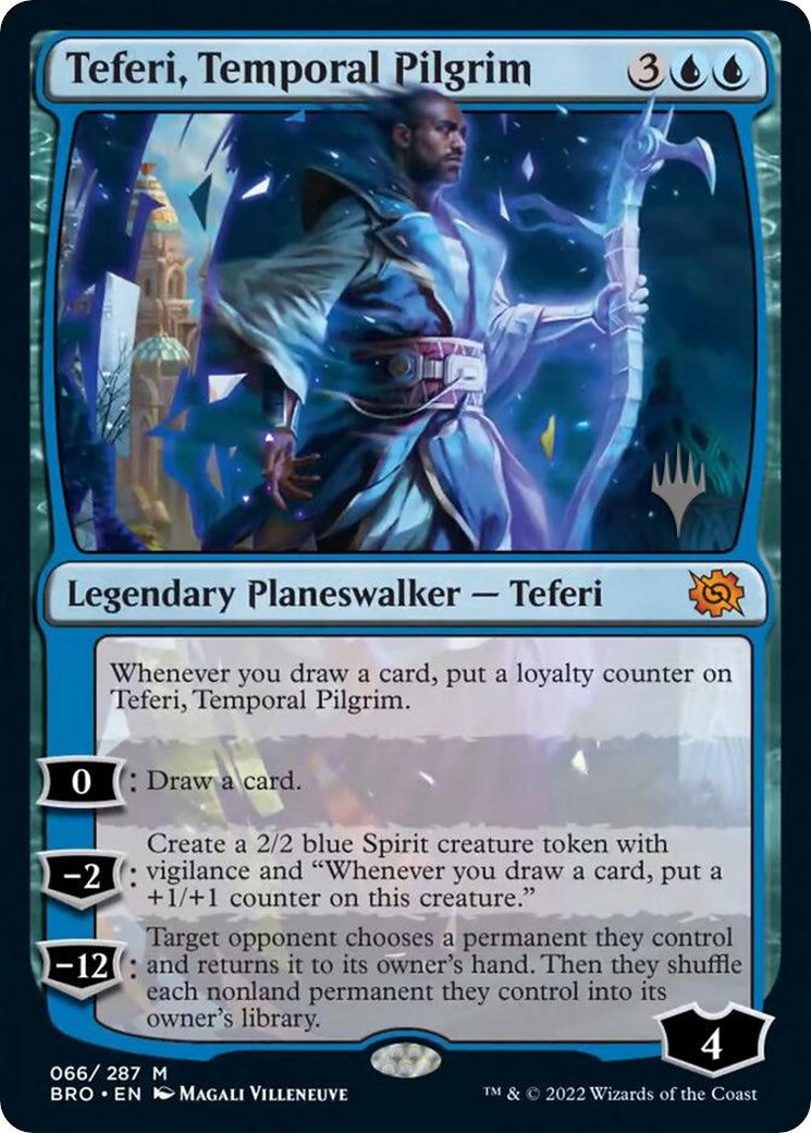 Teferi, Temporal Pilgrim (Promo Pack) [The Brothers' War Promos] | The CG Realm