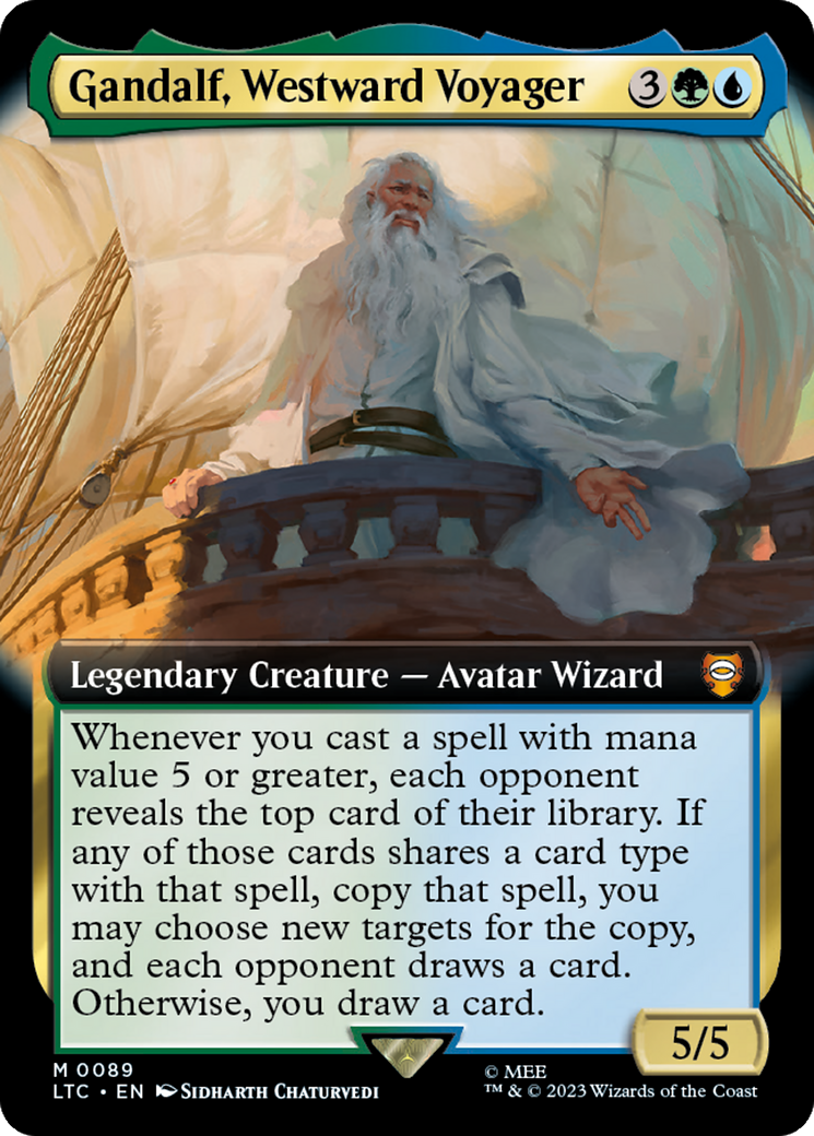 Gandalf, Westward Voyager (Extended Art) [The Lord of the Rings: Tales of Middle-Earth Commander] | The CG Realm