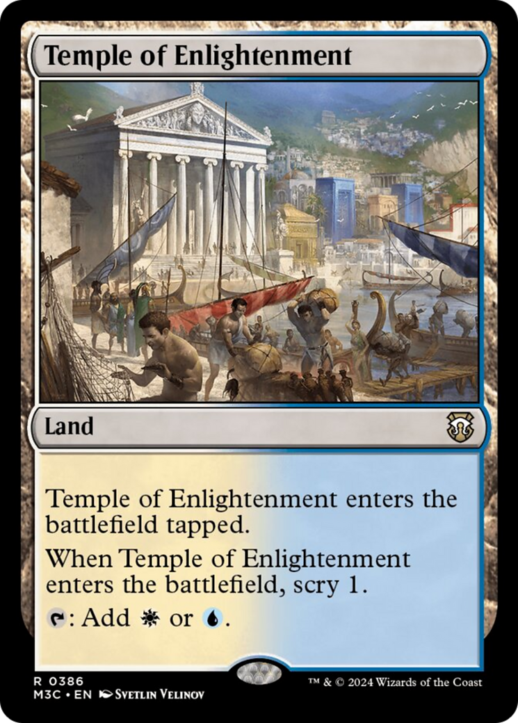 Temple of Enlightenment (Ripple Foil) [Modern Horizons 3 Commander] | The CG Realm