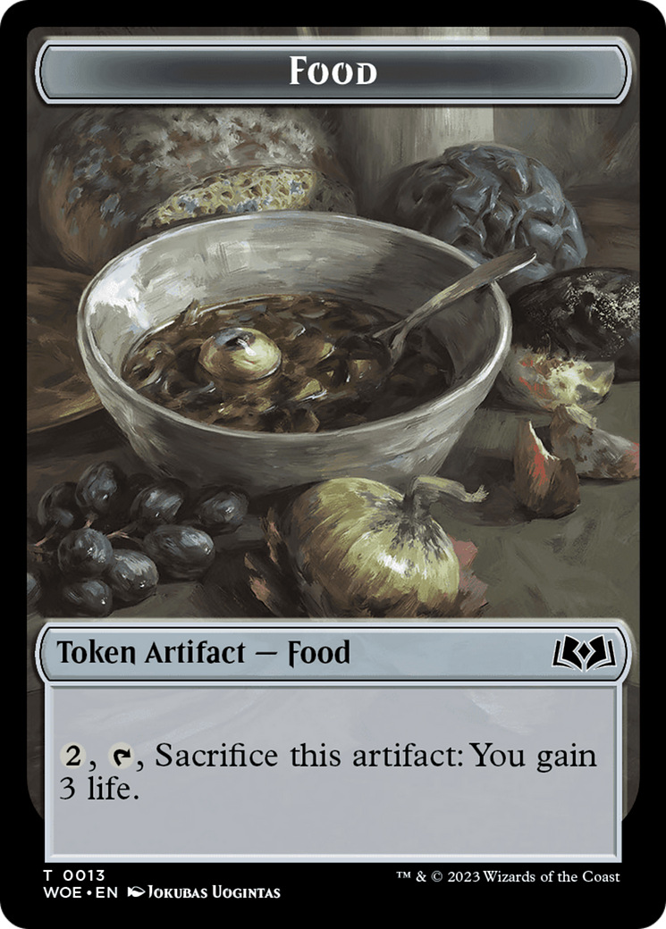 Food (0013) Token [Wilds of Eldraine Tokens] | The CG Realm