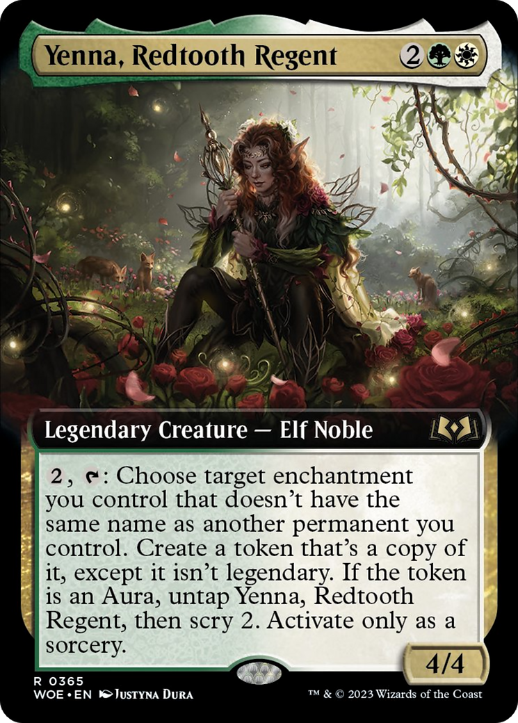 Yenna, Redtooth Regent (Extended Art) [Wilds of Eldraine] | The CG Realm