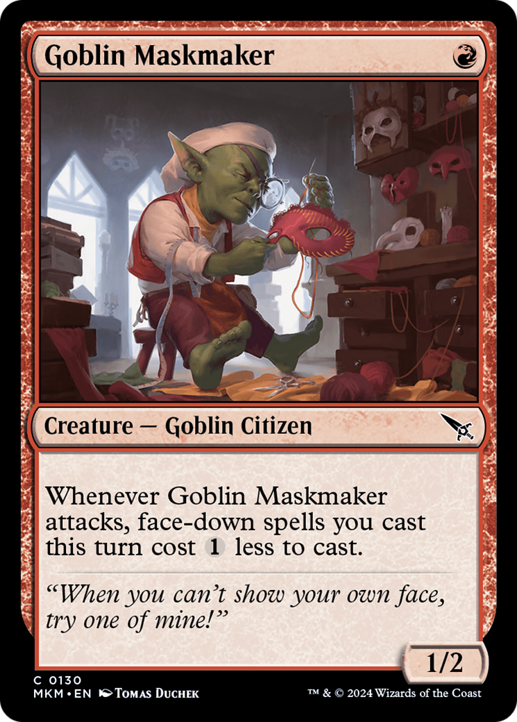 Goblin Maskmaker [Murders at Karlov Manor] | The CG Realm