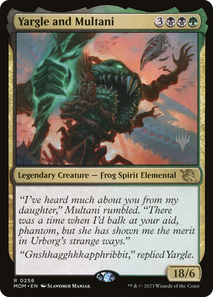 Yargle and Multani (Promo Pack) [March of the Machine Promos] | The CG Realm