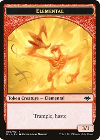 Elemental (009) // Goblin Double-Sided Token [Modern Horizons Tokens] | The CG Realm