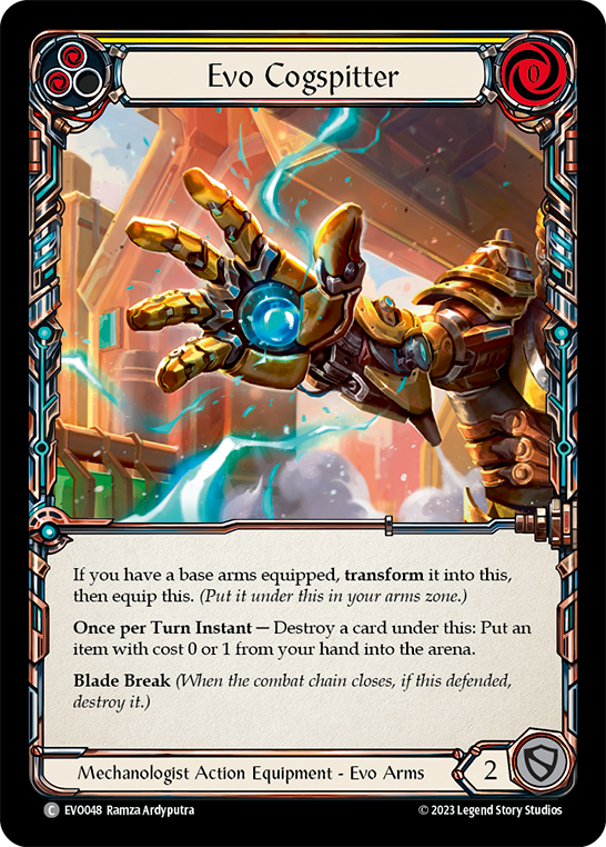 Evo Cogspitter [EVO048] (Bright Lights)  Cold Foil | The CG Realm