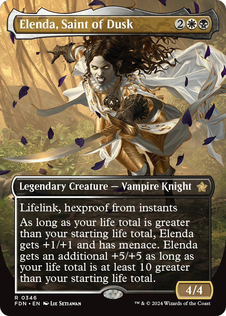 Elenda, Saint of Dusk (Borderless) [Foundations] | The CG Realm