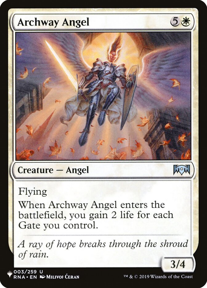 Archway Angel [The List] | The CG Realm