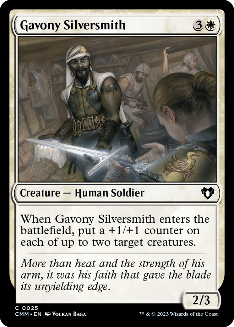 Gavony Silversmith [Commander Masters] | The CG Realm