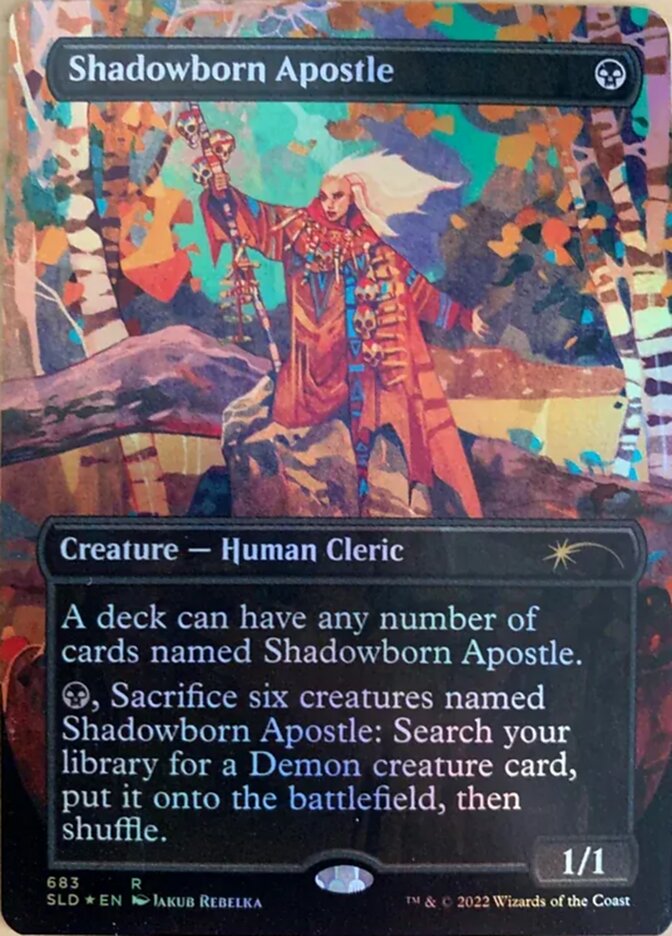 Shadowborn Apostle (Borderless) (683) [Secret Lair Drop Promos] | The CG Realm