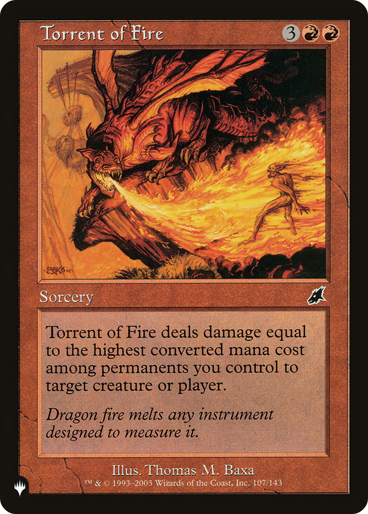 Torrent of Fire [The List Reprints] | The CG Realm