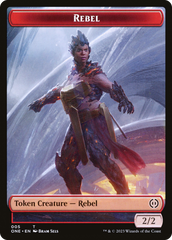 Rebel Token [Phyrexia: All Will Be One Tokens] | The CG Realm