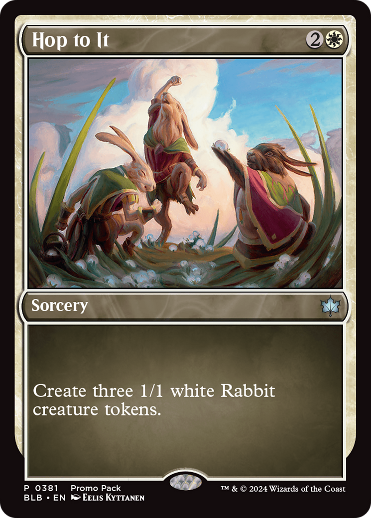 Hop to It [Bloomburrow Promos] | The CG Realm