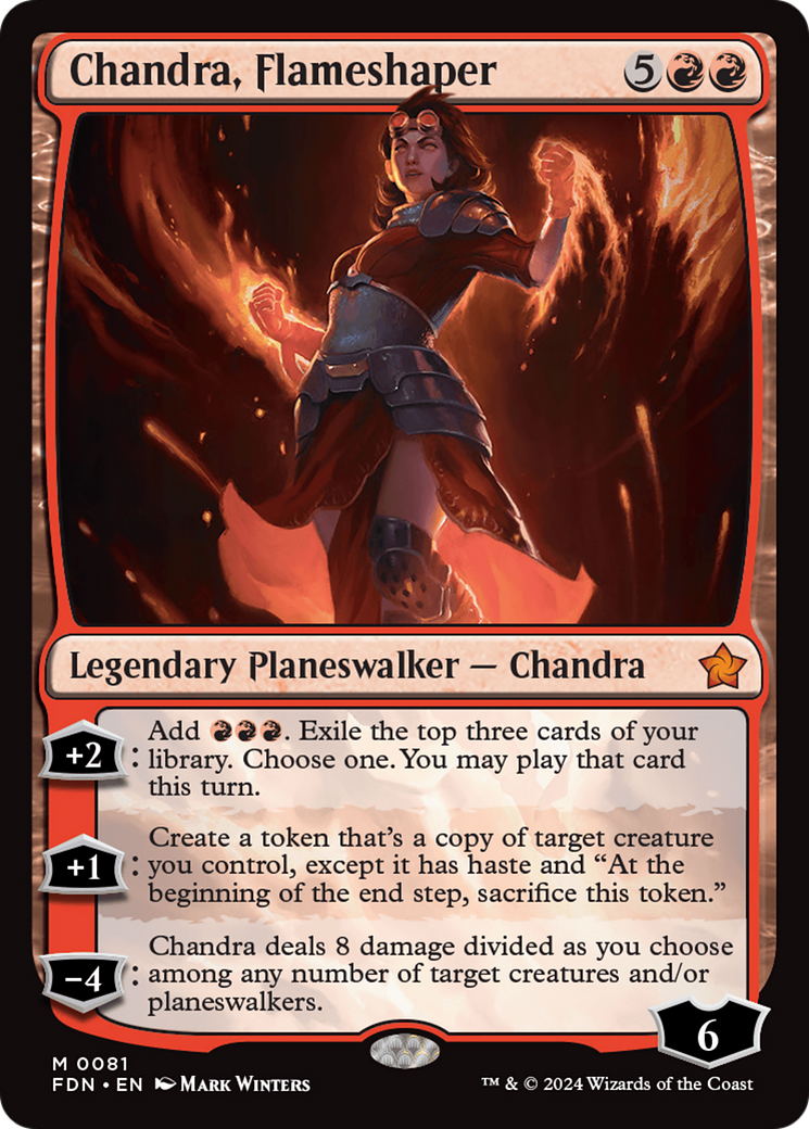 Chandra, Flameshaper [Foundations] | The CG Realm