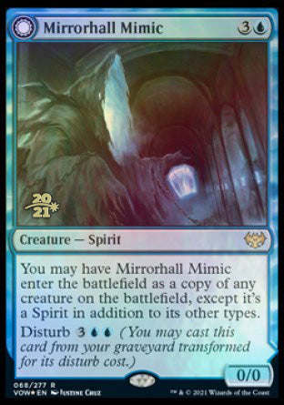 Mirrorhall Mimic // Ghastly Mimicry [Innistrad: Crimson Vow Prerelease Promos] | The CG Realm