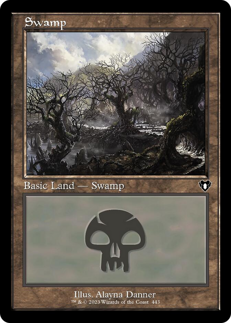 Swamp (443) (Retro) [Commander Masters] | The CG Realm