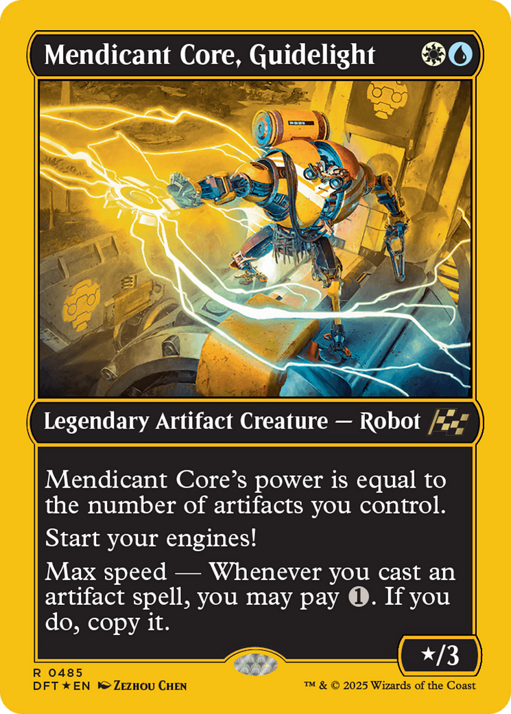 Mendicant Core, Guidelight (First-Place Foil) [Aetherdrift] | The CG Realm