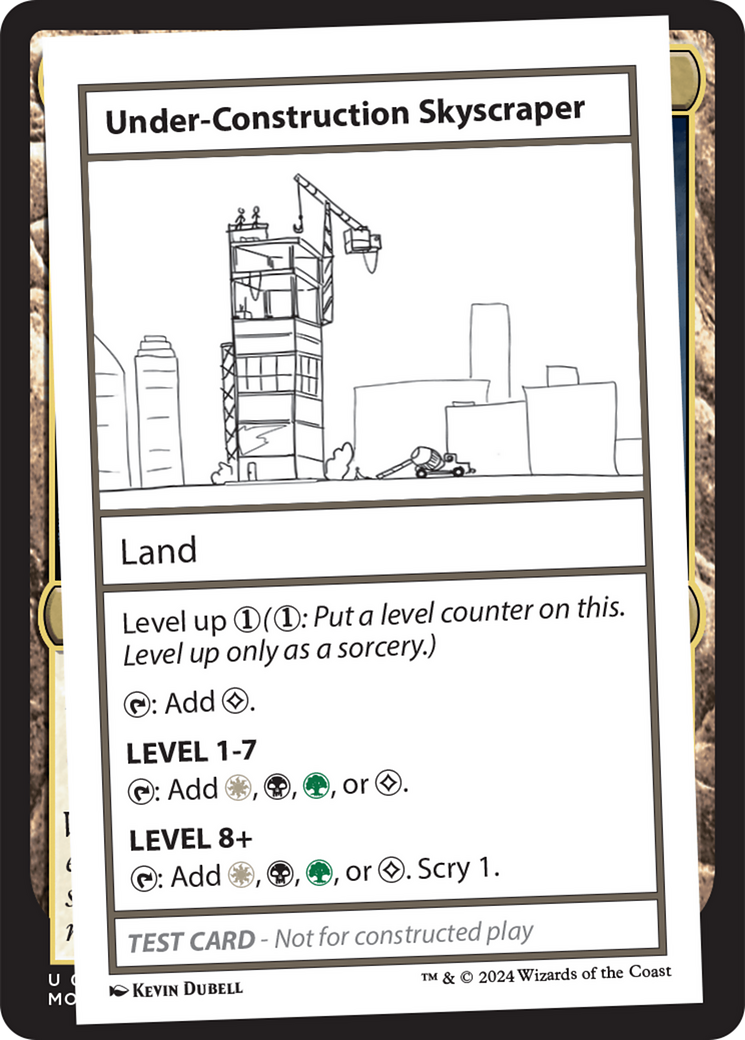 Under-Construction Skyscraper [Mystery Booster 2 Playtest Cards] | The CG Realm