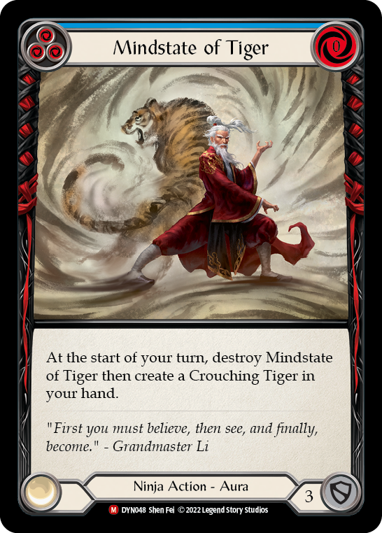 Mindstate of Tiger [DYN048] (Dynasty)  Rainbow Foil | The CG Realm