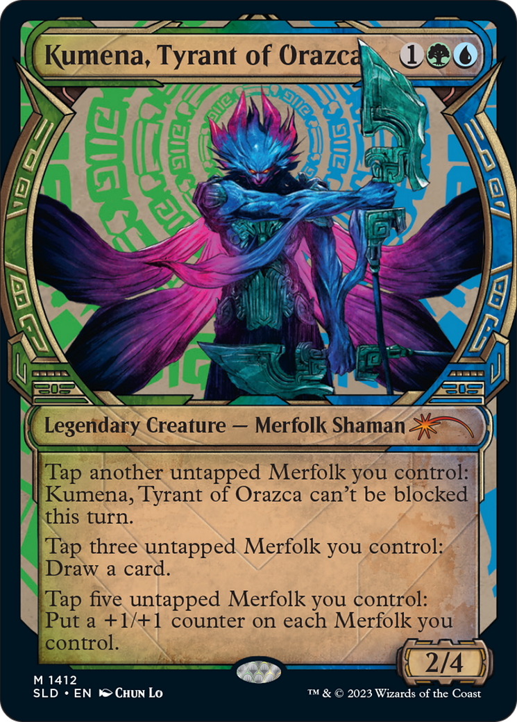 Kumena, Tyrant of Orazca (Rainbow Foil) [Secret Lair Drop Series] | The CG Realm