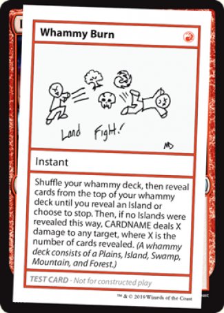 Whammy Burn (2021 Edition) [Mystery Booster Playtest Cards] | The CG Realm