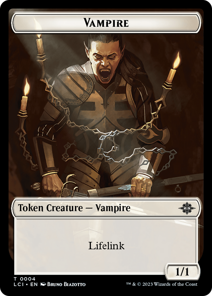 Vampire // Bat Double-Sided Token [The Lost Caverns of Ixalan Tokens] | The CG Realm