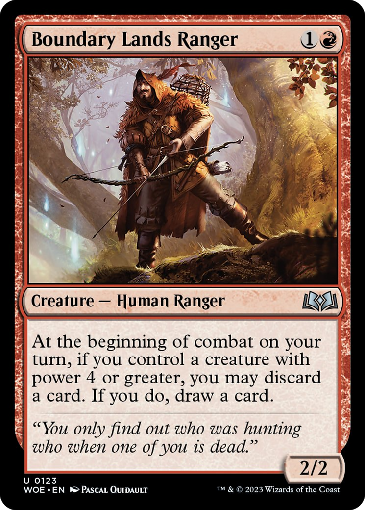 Boundary Lands Ranger [Wilds of Eldraine] | The CG Realm