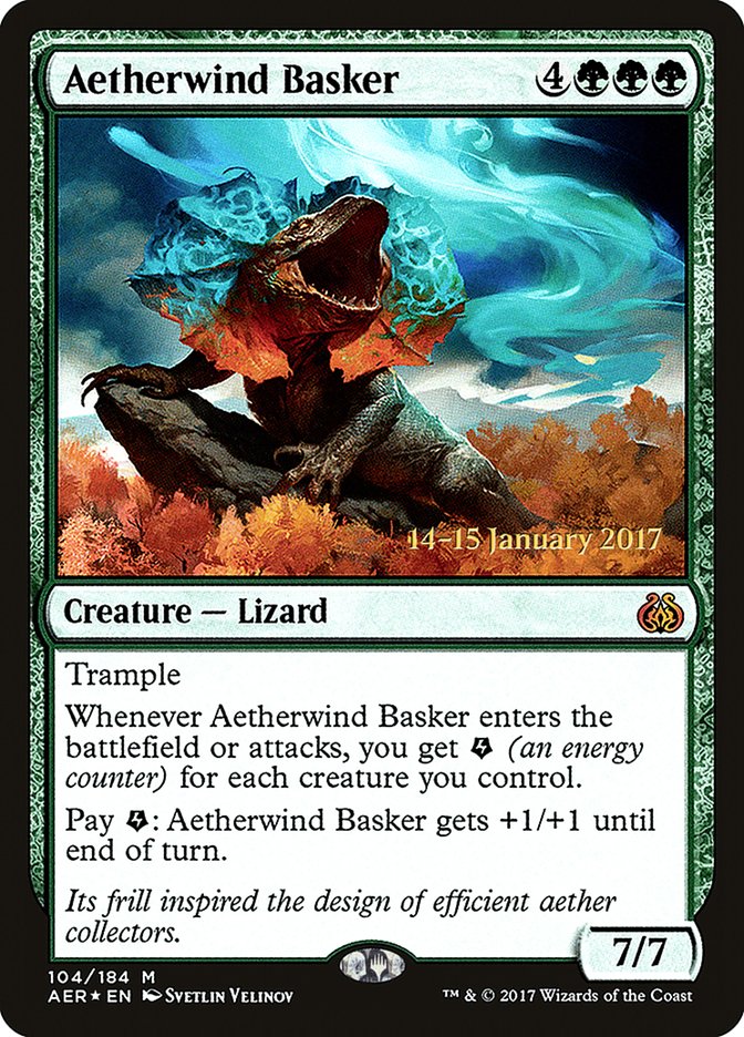 Aetherwind Basker [Aether Revolt Prerelease Promos] | The CG Realm