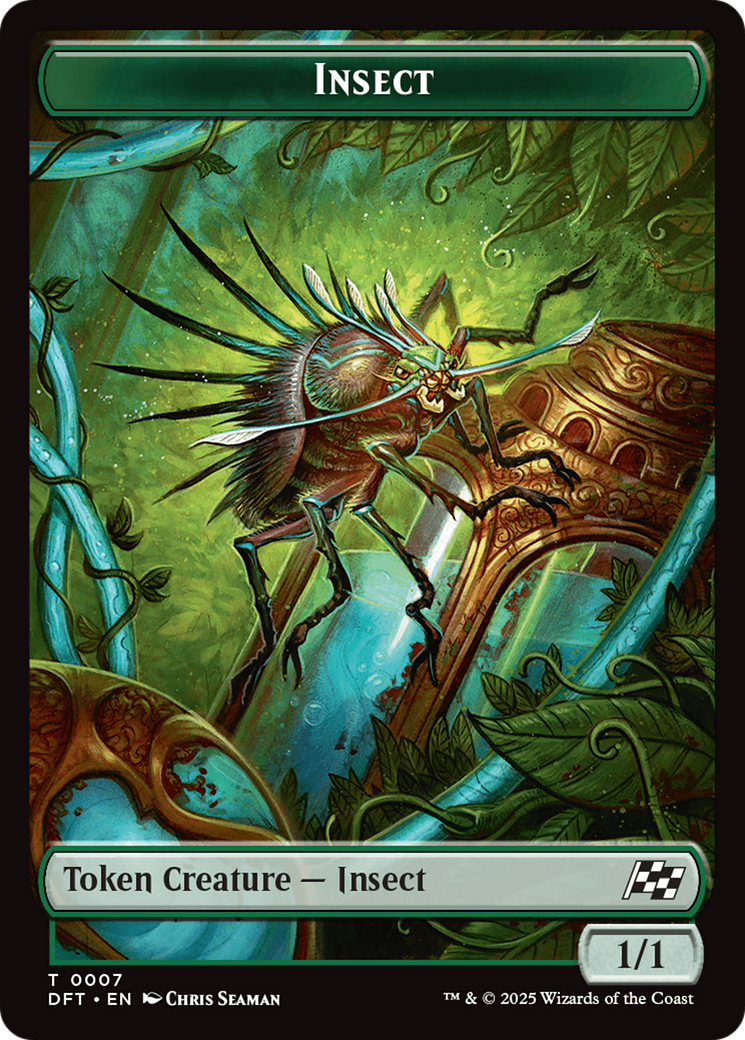 Insect // Elephant Double-Sided Token [Aetherdrift Tokens] | The CG Realm