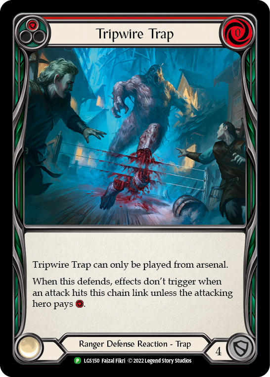 Tripwire Trap (Red) [LGS150] (Promo)  Rainbow Foil | The CG Realm