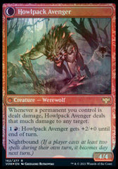 Ill-Tempered Loner // Howlpack Avenger [Innistrad: Crimson Vow Prerelease Promos] | The CG Realm