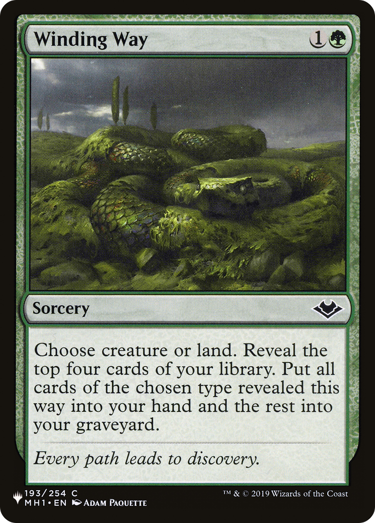 Winding Way [The List Reprints] | The CG Realm