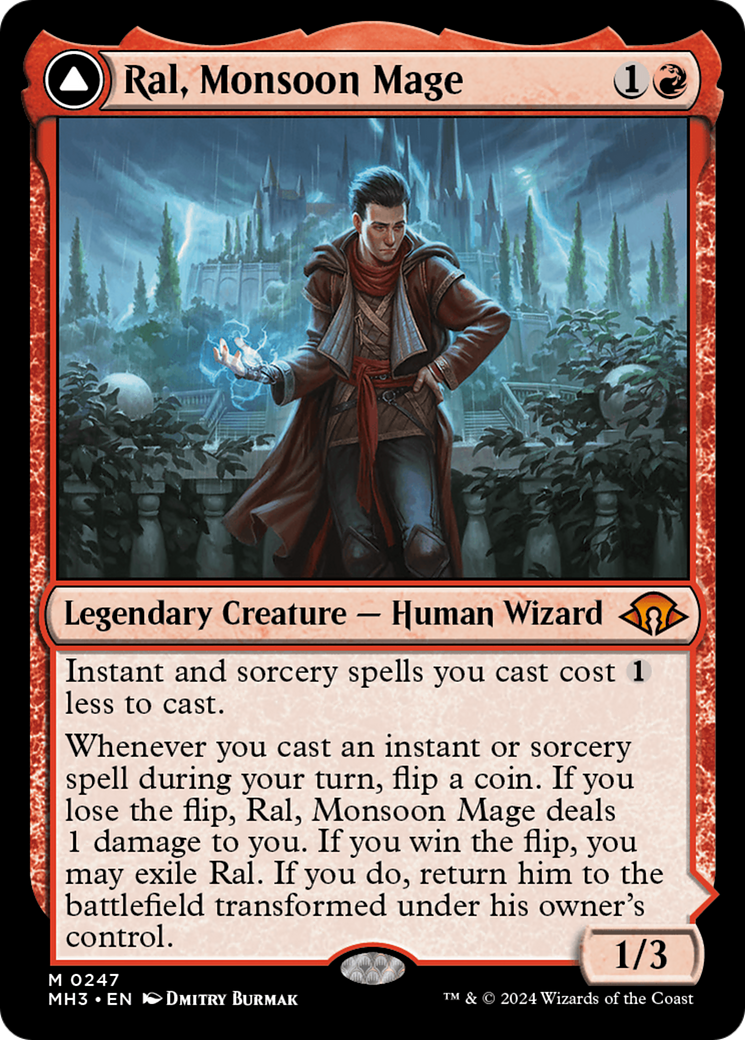 Ral, Monsoon Mage // Ral, Leyline Prodigy [Modern Horizons 3] | The CG Realm