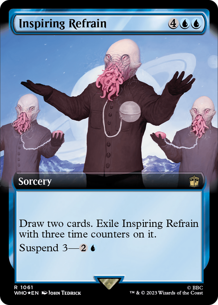 Inspiring Refrain (Extended Art) (Surge Foil) [Doctor Who] | The CG Realm