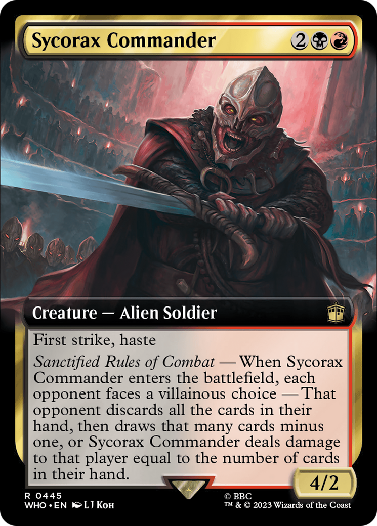 Sycorax Commander (Extended Art) [Doctor Who] | The CG Realm