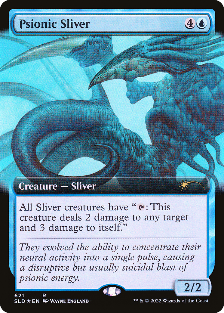 Psionic Sliver (Extended Art) [Secret Lair Drop Promos] | The CG Realm