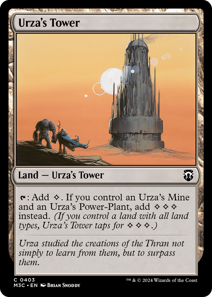 Urza's Tower (Ripple Foil) [Modern Horizons 3 Commander] | The CG Realm