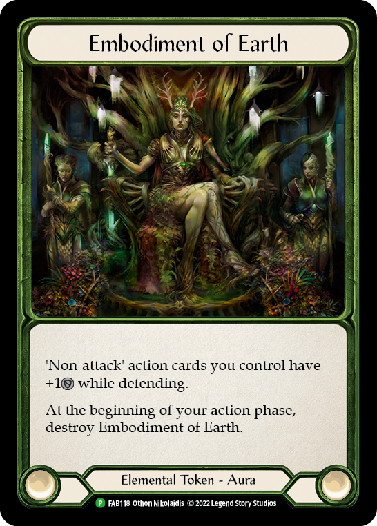 Embodiment of Earth [FAB118] (Promo)  Cold Foil | The CG Realm