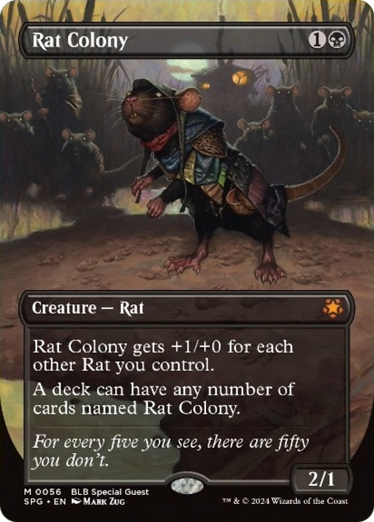 Rat Colony (Borderless) [Bloomburrow Special Guests] | The CG Realm